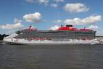 Kreuzfahrtschiff VALIANT LADY (IMO 9805336); Datum: 25.08.2026; Aufnahmeort: Elbe/Hafen Hamburg, Deutschland.