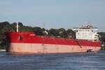 Frachtschiff KEN MARE (IMO 9718686); Datum: 25.09.2026; Aufnahmeort: Elbe/Hafen Hamburg, Deutschland.