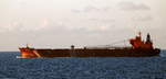 Der 249m lange Massengutfrachter YEOMAN BRIDGE am 21.06.19 auf der Nordsee 