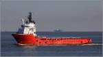 Die 2005 gebaute E.R. KRISTIANSAND (IMO 9350240) am 30.09.2015 vor Cuxhaven. Sie ist 73,4 m lang und 16,6 m breit, hat eine GT/BRZ von 2.466 und eine DWT von 3.544 t. Heimathafen ist St. John's (Antigua and Barbuda). Frühere Namen: CENTAURUS, OCEAN ENDURANCE.