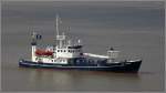 Die 1964 gebaute LEV TAIFUN (IMO 8650382) am 24.05.2014 auf der Weser Höhe Bremerhaven. LEV steht für lowest emission vessel. Es handelt sich um den ehemaligen Tonnenleger JOHANN GEORG REPSOLD. Das Schiff wird jetzt auch für die Fahrten zum Leuchtturm Roter Sand eingesetzt, um die Übernachtungsgäste dorthin zu bringen.