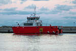Offshore-Versorger MO 3 (IMO 9798650) im Hafen von Sassnitz.