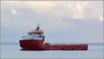 Die 2012 gebaute NORMAND ARCTIC (IMO 9592812) liegt am 22.09.2012 sdlich der Shetland Insel Bressay. Sie ist 94 m lang, 20 m breit, hat eine GT von 5.265 und eine DWT von 4.900 t. Heimathafen ist Skudeneshavn (Norwegen).

