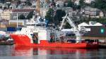 Die Seabed Worker am 26.07.2014 im Hafen von Bergen.