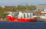 Off Shore Versorger Skandi Mongstad am 14.05.15 bei Bergen (NOR).