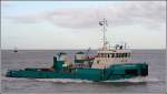 Die 1959 gebaute SARA MAATJE V (IMO 8330102) kommt am 22.01.2008 von der Bohr- und Frderinsel Mittelplate nach Cuxhaven zurck. Sie ist 39,5 m lang, 9,7 m breit und hat eine GT/BRZ von 233. Ihr Heimathafen ist Harlingen in den Niederlanden.