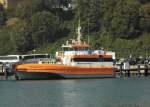 Offshore Versorgungsschiff  World Mistral  am 19.09.14 im Stadthafen von Sassnitz.