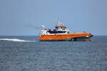 World Calima (IMO 9684316) vor Sassnitz ist der vierte Offshore Zubringer aus der World Familie nach Bora, Golf und Scirocco.