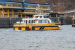 WINDCAT 35 (IMO-) auf der Höhe des Sassnitzer Glasbahnhofs.