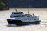 Das Fährschiff Bolsoy am 06.09.16 im Geiranger (NOR)