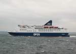 CROWN SEAWAYS; DFDS Seaways; im Öresund am 03.10.20 auf dem Weg von Kopenhagen nach Frederikshavn und Oslo