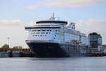 Am Morgen des 23.10.2021 lag die COLOR FANTASY auf ihrem Seeweg von Kiel nach Oslo am Color Line Terminal im Kieler Hafen.