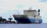 MS FINNTRADER IMO 9017769, kommt Lbeck-Travemnde einlaufend aus Helsinki...