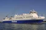 Finnlines Fhre  FINNCLIPPER  aus Malm beim einlaufen in Travemnde, Aufgenommen am 26.07.2012