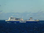 FINNSTAR von Finnlines vor Helsinki am 17.10.21, gesehen von Bord der Viking XPRS