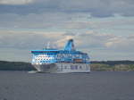 MS GALAXY einlaufend Stockholm im Mai 2017