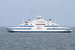 GRETE , Ro-Ro/Passenger Ship , IMO 9474060 , Baujahr 2010 , 97.84m × 17.98m , am 06.09.2018 an der Alten Liebe Cuxhaven - bei der letzten Fahrt auf der Elbe - die Grete wird zum Umbau nach