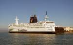 Scandlines Fährschiff Kronprins Frederik ausgehend Warnemünde am 03.10.15