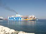 Moby Freedom verlässt Bastia am 27.8.07