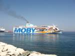 Moby Freedom verlsst Bastia am 27.8.07