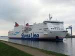 Fährschiff der Stena Line  Mecklenburg-Vorpommern  am 16.10.14 auslaufend Rostock gen Trelleborg.