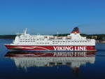 Mariella von Viking Line in den Stockholmer Schären, von der Baltic Princess aus aufgenommen, 02.08.2019.