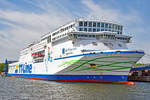 NILS HOLGERSSON (IMO 9865685, TT-Line) am 22.05.2023 beim Skandinavienkai in Lübeck-Travemünde