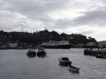 Blick ber den Hafen von Oban