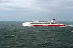 TALLINK - Fhre SUPERFAST IX bei Windstrke 10 in der mittleren Ostsee (Nhe Gotland) am 22.02.2007 auf dem Weg von Rostock nach Finnland