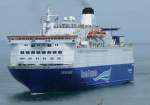  Oscar Wilde  von Irishferries beim Einlaufen in Rosslare, Ankunft aus Cherbourgh(Fra)