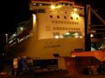  Isle of Inishmore  von Irisferries beim Beladen in Rosslare, Destination Rosslare- Pembroke 