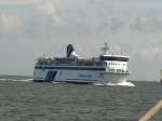 Ein Fhrschiff bei Harlingen