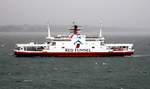 Die 93m lange Hafenfähre Red Eagle am 05.06.17 in Southampton 