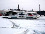 MS SUOMENLINNA am Anleger in Helsinki am 10.02.10