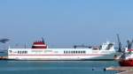 Die Fähre Superfast Baleares am 15.04.2014 im Hafen von Cadiz.