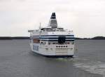 MV SILJA SYMPHONY verlassend Helsinki (Mai 2014)