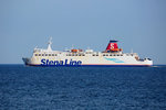 Stena Line Fähre Sassnitz vor Rügen, Höhe Wissower Klinken.