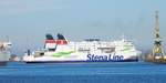 Das Stena Line Fährschiff Skane am 27.03.17 einlaufend Fährhafen Rostock