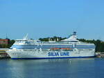 SILJA SERENADE, Silja Line, Helsinki Südhafen, 11.08.21 von Bord der Gabriella aus gesehen