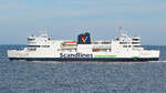 Scandlines Hybrid Ferry SCHLESWIG-HOLSTEIN am 05.06.2022 in der Ostsee