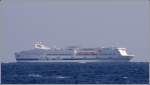 Die 1994 gebaute SPLENDID (IMO 9015747) der Grande Navi Veloci luft Malta an. Sie ist 189 m lang, 26,8 m breit und hat eine GT von 39139. Heimathafen ist Palermo (Italien). 23.03.2009
