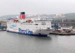 Stena Spirit auslaufend Gdynia (Oktober 2015)