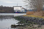 STENA FLAVIA (IMO 9417919) am 24.01.2023 in Lübeck-Travemünde.