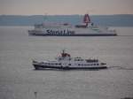 Fhrschiff Trelleborg und Ausflugsschiff Binz vor Sassnitz am 14.09.13