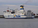 TOM SAWYER , Ro-Ro/Passagier Schiff , IMO 8703232 , Baujahr 1989 , 177.04 x 26 m , 20.10.2020 ,  Travemünde