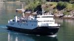 Die Veoy Molde am 19.07.2014 im Geirangerfjord unterwegs nach Geiranger.