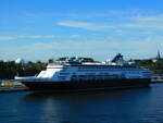 VASCO DA GAMA; Nicko Cruises; Stockholm 12.08.21, gesehen von Bord der Gabriella