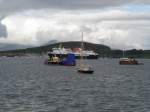 Das F�hrschiff von der Insel Mull wird in K�rze im F�hrhafen Oban anlegen.
