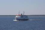 Die Estlndische Fhre Regula hat Hapsalu verlassen und ist   am 8.6.2011 unterwegs zur Insel Hiiumaa.