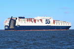 Atlantic Sun , Ro-Ro/Container Carrier , IMO 9670614 , Baujahr 2017 , 3817 TEU , 296 × 37.6m , 12,05.2019 , Cuxhaven 